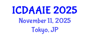 International Conference on Data and Artifical Intelligence Engineering (ICDAAIE) November 11, 2025 - Tokyo, Japan