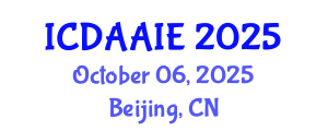 International Conference on Data and Artifical Intelligence Engineering (ICDAAIE) October 06, 2025 - Beijing, China