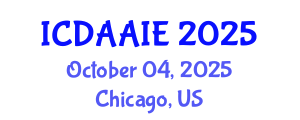 International Conference on Data and Artifical Intelligence Engineering (ICDAAIE) October 04, 2025 - Chicago, United States