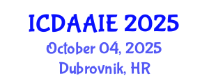 International Conference on Data and Artifical Intelligence Engineering (ICDAAIE) October 04, 2025 - Dubrovnik, Croatia