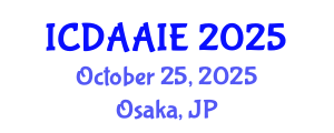 International Conference on Data and Artifical Intelligence Engineering (ICDAAIE) October 25, 2025 - Osaka, Japan