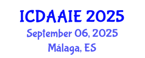 International Conference on Data and Artifical Intelligence Engineering (ICDAAIE) September 06, 2025 - Málaga, Spain