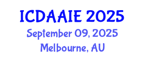 International Conference on Data and Artifical Intelligence Engineering (ICDAAIE) September 09, 2025 - Melbourne, Australia