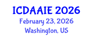 International Conference on Data and Artifical Intelligence Engineering (ICDAAIE) February 23, 2026 - Washington, United States International Conference on Data and Artifical Intelligence Engineering (ICDAAIE) February 23, 2026 - Washington, United States