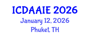 International Conference on Data and Artifical Intelligence Engineering (ICDAAIE) January 12, 2026 - Phuket, Thailand International Conference on Data and Artifical Intelligence Engineering (ICDAAIE) January 12, 2026 - Phuket, Thailand