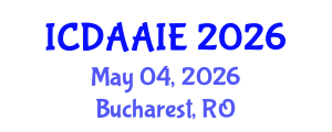 International Conference on Data and Artifical Intelligence Engineering (ICDAAIE) May 04, 2026 - Bucharest, Romania International Conference on Data and Artifical Intelligence Engineering (ICDAAIE) May 04, 2026 - Bucharest, Romania