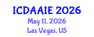 International Conference on Data and Artifical Intelligence Engineering (ICDAAIE) May 11, 2026 - Las Vegas, United States International Conference on Data and Artifical Intelligence Engineering (ICDAAIE) May 11, 2026 - Las Vegas, United States
