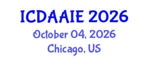 International Conference on Data and Artifical Intelligence Engineering (ICDAAIE) October 04, 2026 - Chicago, United States International Conference on Data and Artifical Intelligence Engineering (ICDAAIE) October 04, 2026 - Chicago, United States