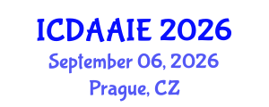 International Conference on Data and Artifical Intelligence Engineering (ICDAAIE) September 06, 2026 - Prague, Czechia International Conference on Data and Artifical Intelligence Engineering (ICDAAIE) September 06, 2026 - Prague, Czechia