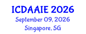 International Conference on Data and Artifical Intelligence Engineering (ICDAAIE) September 09, 2026 - Singapore, Singapore International Conference on Data and Artifical Intelligence Engineering (ICDAAIE) September 09, 2026 - Singapore, Singapore