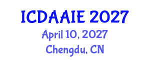 International Conference on Data and Artifical Intelligence Engineering (ICDAAIE) April 10, 2027 - Chengdu, China International Conference on Data and Artifical Intelligence Engineering (ICDAAIE) April 10, 2027 - Chengdu, China