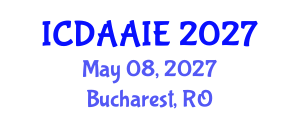 International Conference on Data and Artifical Intelligence Engineering (ICDAAIE) May 08, 2027 - Bucharest, Romania International Conference on Data and Artifical Intelligence Engineering (ICDAAIE) May 08, 2027 - Bucharest, Romania