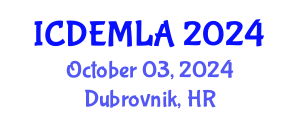 International Conference on Data Engineering and Machine Learning Applications (ICDEMLA) October 03, 2024 - Dubrovnik, Croatia