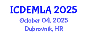 International Conference on Data Engineering and Machine Learning Applications (ICDEMLA) October 04, 2025 - Dubrovnik, Croatia
