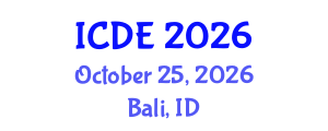 International Conference on Data Engineering (ICDE) October 25, 2026 - Bali, Indonesia