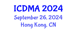 International Conference on Data Mining and Analysis (ICDMA) September 26, 2024 - Hong Kong, China
