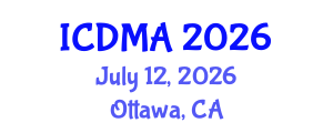 International Conference on Data Mining and Applications (ICDMA) July 12, 2026 - Ottawa, Canada