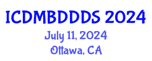 International Conference on Data Mining, Big Data, Database and Data System (ICDMBDDDS) July 11, 2024 - Ottawa, Canada
