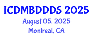 International Conference on Data Mining, Big Data, Database and Data System (ICDMBDDDS) August 05, 2025 - Montreal, Canada