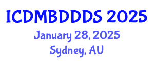 International Conference on Data Mining, Big Data, Database and Data System (ICDMBDDDS) January 28, 2025 - Sydney, Australia