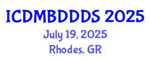 International Conference on Data Mining, Big Data, Database and Data System (ICDMBDDDS) July 19, 2025 - Rhodes, Greece