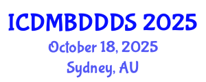 International Conference on Data Mining, Big Data, Database and Data System (ICDMBDDDS) October 18, 2025 - Sydney, Australia