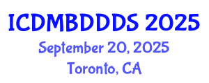International Conference on Data Mining, Big Data, Database and Data System (ICDMBDDDS) September 20, 2025 - Toronto, Canada