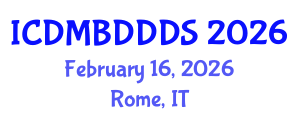 International Conference on Data Mining, Big Data, Database and Data System (ICDMBDDDS) February 16, 2026 - Rome, Italy International Conference on Data Mining, Big Data, Database and Data System (ICDMBDDDS) February 16, 2026 - Rome, Italy