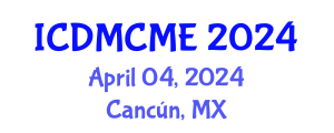 International Conference on Data Mining, Civil and Mechanical Engineering (ICDMCME) April 04, 2024 - Cancún, Mexico