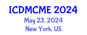 International Conference on Data Mining, Civil and Mechanical Engineering (ICDMCME) May 23, 2024 - New York, United States