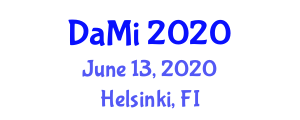 International Conference on Data Mining (DaMi) June 13, 2020 - Helsinki, Finland