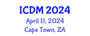 International Conference on Data Mining (ICDM) April 11, 2024 - Cape Town, South Africa