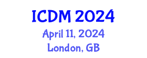 International Conference on Data Mining (ICDM) April 11, 2024 - London, United Kingdom