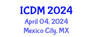 International Conference on Data Mining (ICDM) April 04, 2024 - Mexico City, Mexico