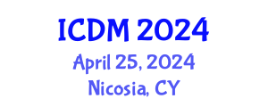 International Conference on Data Mining (ICDM) April 25, 2024 - Nicosia, Cyprus