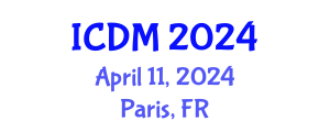 International Conference on Data Mining (ICDM) April 11, 2024 - Paris, France