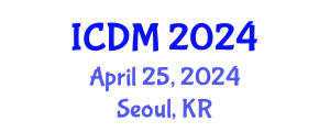 International Conference on Data Mining (ICDM) April 25, 2024 - Seoul, Republic of Korea