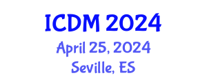 International Conference on Data Mining (ICDM) April 25, 2024 - Seville, Spain