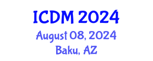 International Conference on Data Mining (ICDM) August 08, 2024 - Baku, Azerbaijan