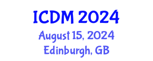 International Conference on Data Mining (ICDM) August 15, 2024 - Edinburgh, United Kingdom