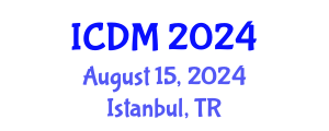 International Conference on Data Mining (ICDM) August 15, 2024 - Istanbul, Turkey
