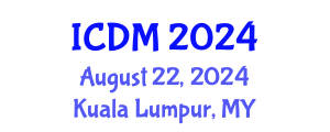 International Conference on Data Mining (ICDM) August 22, 2024 - Kuala Lumpur, Malaysia
