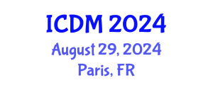 International Conference on Data Mining (ICDM) August 29, 2024 - Paris, France