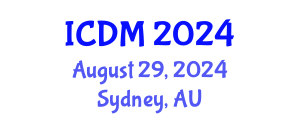 International Conference on Data Mining (ICDM) August 29, 2024 - Sydney, Australia
