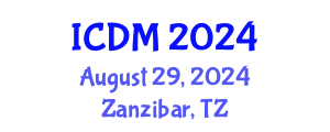 International Conference on Data Mining (ICDM) August 29, 2024 - Zanzibar, Tanzania