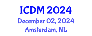 International Conference on Data Mining (ICDM) December 02, 2024 - Amsterdam, Netherlands