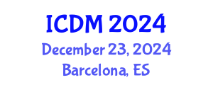 International Conference on Data Mining (ICDM) December 23, 2024 - Barcelona, Spain