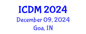 International Conference on Data Mining (ICDM) December 09, 2024 - Goa, India