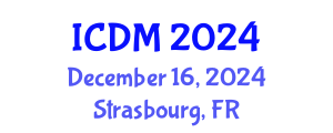 International Conference on Data Mining (ICDM) December 16, 2024 - Strasbourg, France