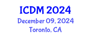 International Conference on Data Mining (ICDM) December 09, 2024 - Toronto, Canada